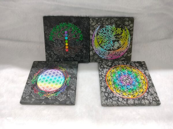 Flower Tourmaline Sticker Plate
