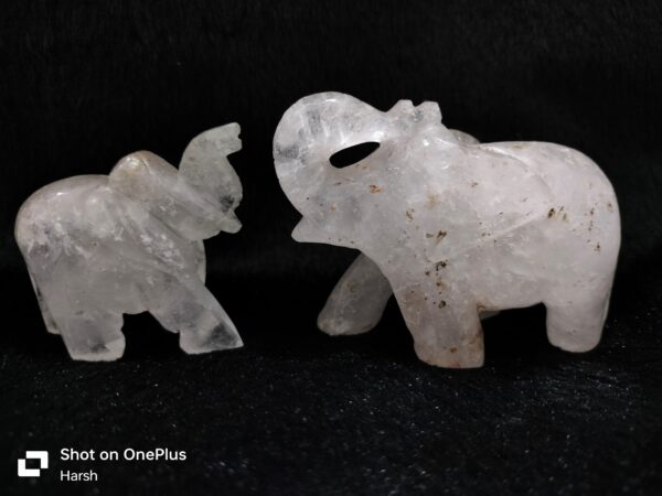 Clear Quartz Elephant