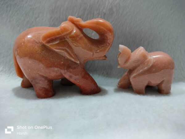 Red Avenchurine Elephant