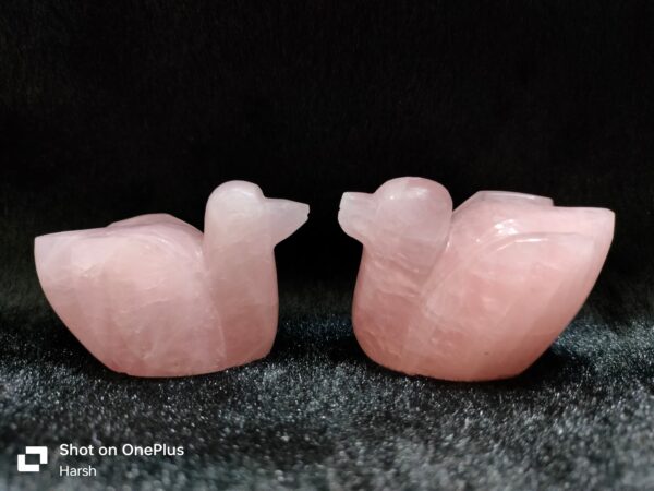 Rose Quartz Duck