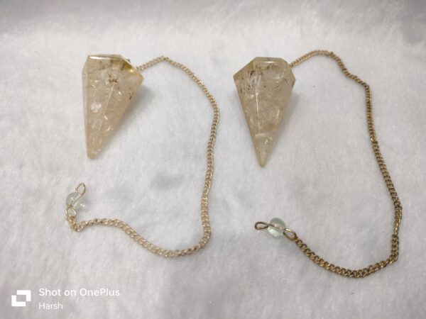 Clear Quartz Organ Pendulum | Per Pcs