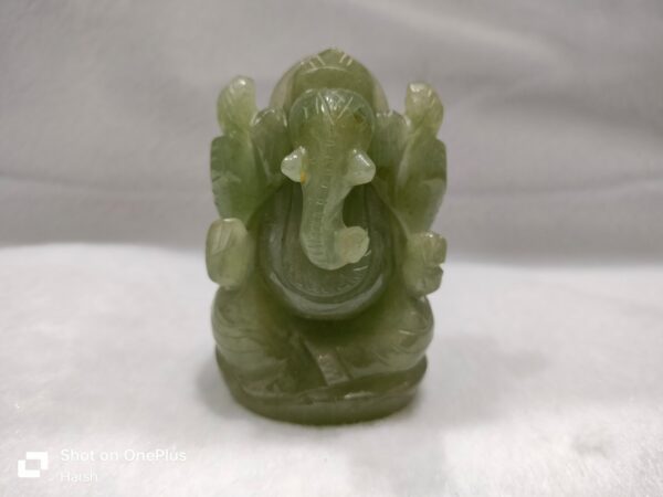 Green Avenchurine Ganesh Ji
