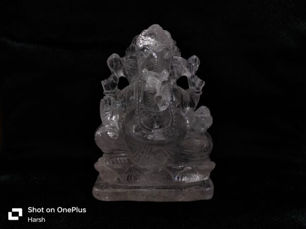 Clear Quartz Ganesh Ji