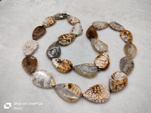 Fire Agate Fancy Mala