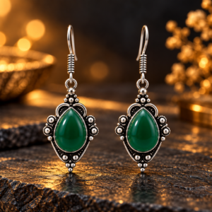 Green Zade Earing