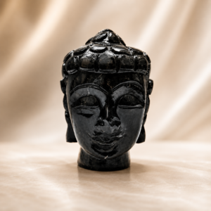 Black Tourmaline Buddha Head