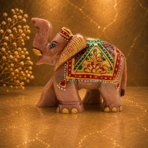 Yellow Avenchurine Painting Elephant