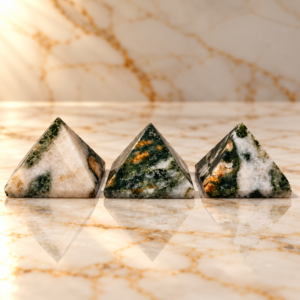 Tree Agate Pyramid