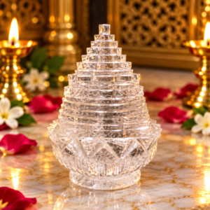 Clear Quartz Lotus ShreeYantra