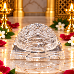 Clear Quartz Meru ShreeYantra