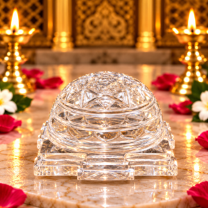 Clear Quartz Meru ShreeYantra