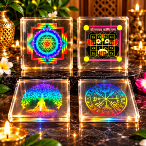 Selenite Sticker Organ Plate