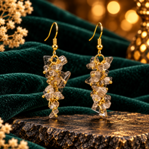 Smoky Uncut Earing