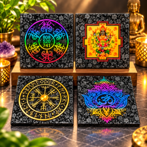Flower Tourmaline Sticker Plate