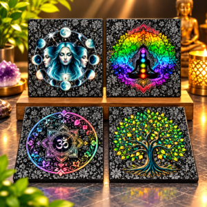 Flower Tourmaline Sticker Plate