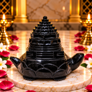 Black Agate Tortoise ShreeYantra