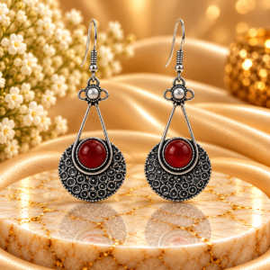 Red Carnelian Earing