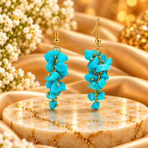 Turquoise Uncut Earing