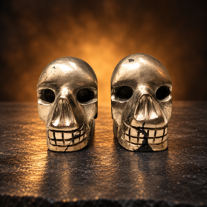 Pyrite Skull