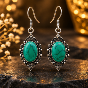 Crysocola Earing