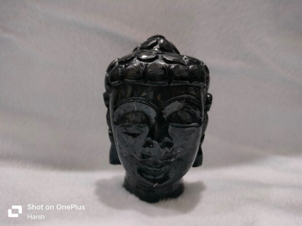 Black Tourmaline Buddha Head