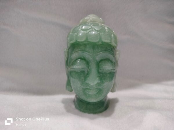 Green Avenchurine Buddha Head