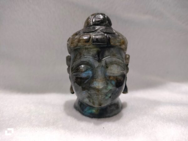 Labradorite Buddha Head
