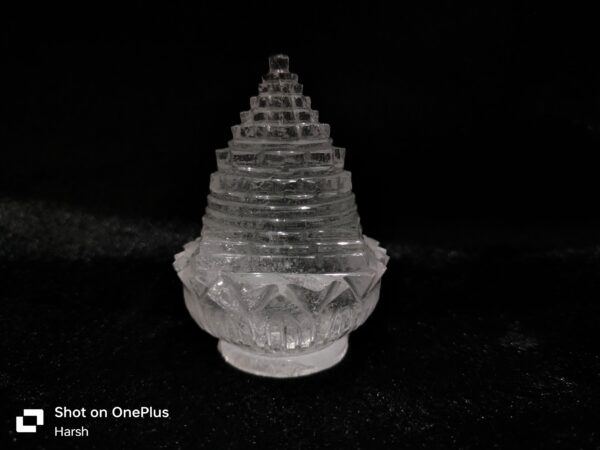 Clear Quartz Lotus ShreeYantra