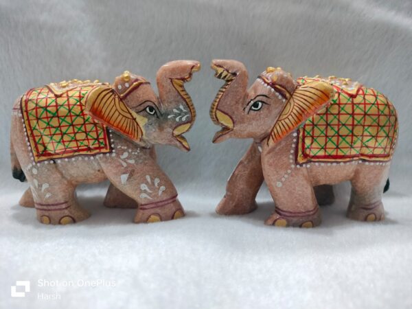 Yellow Avenchurine Painting Elephant