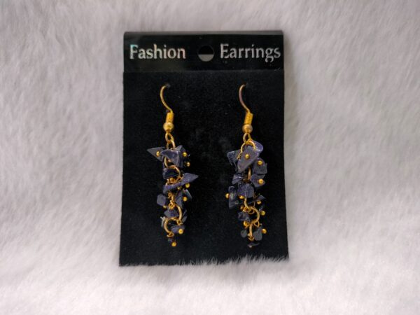 Blue Sunstone Uncut Earing