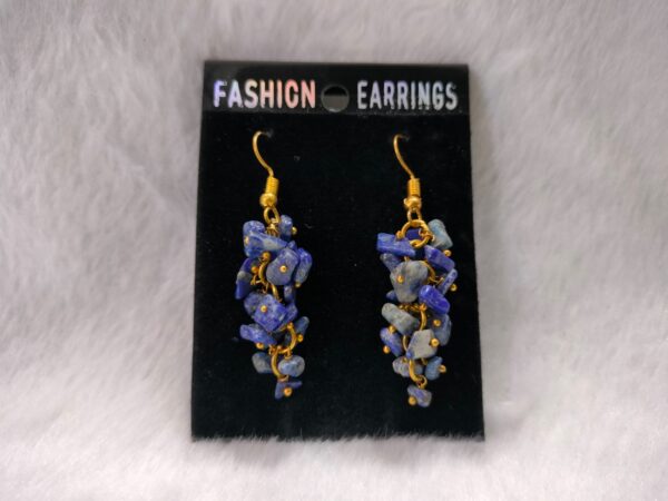Lepis Lazuli Uncut Earing