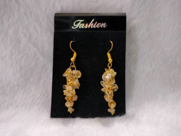 Citrine Uncut Earing