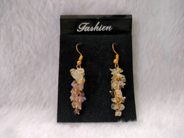 Multy Florite Uncut Earing