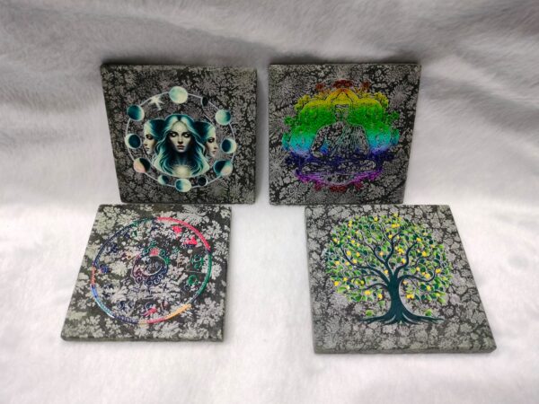 Flower Tourmaline Sticker Plate