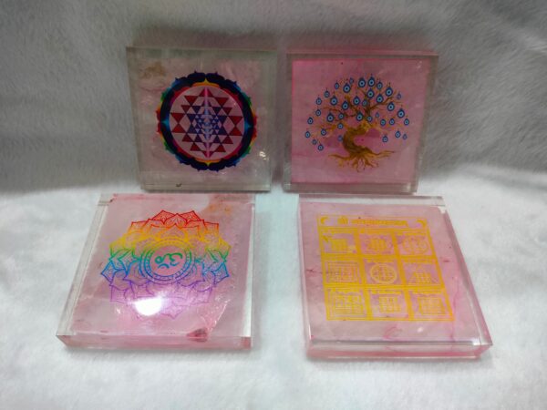 Rose Quartz Organ Sticker Plate