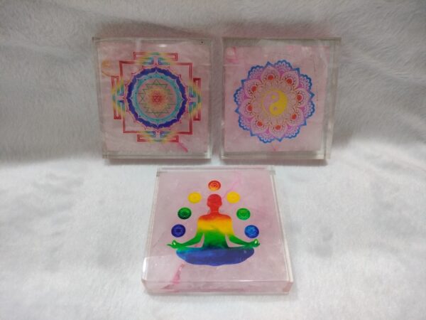 Rose Quartz Organ Sticker Plate