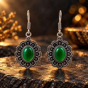 Green Zade Earing