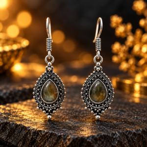 Labradorite Earing