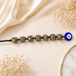 Pyrite Hanging With Evil Eye