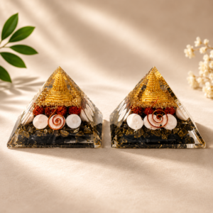 Laxmi Organ Pyramid With Pyrite Base