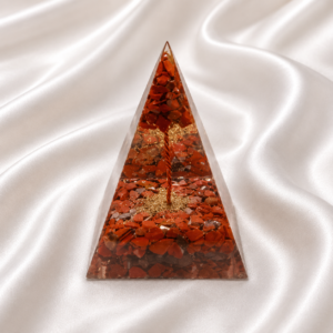 Organ Red Jasper Tree Pyramid