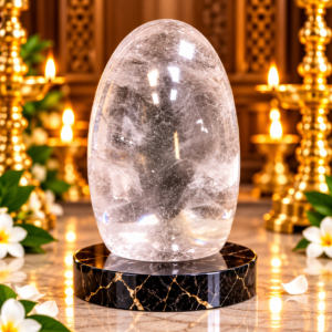 Clear Quartz Shivling