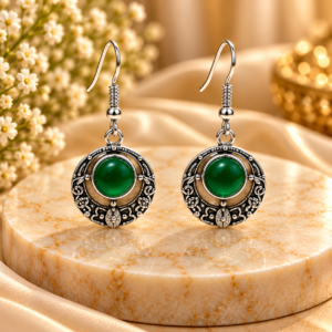Green Zade Earing