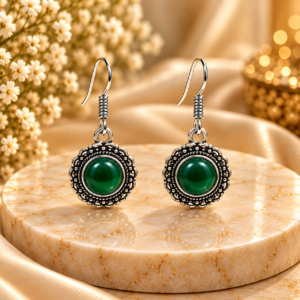 Green Zade Earing