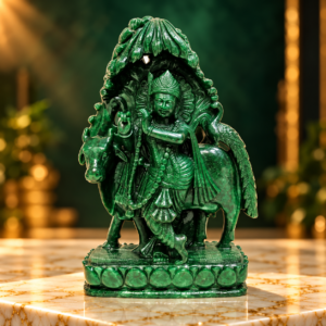 Lord Krishna Jii In Green Zade