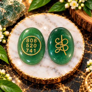 Green Avenchurine Zibu Coin