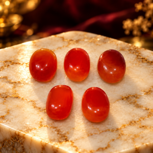 Red Carnelian Luck Ring Stone