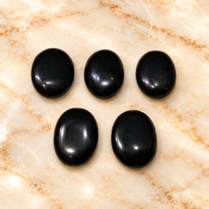 Black Agate Lucky Ring Stone