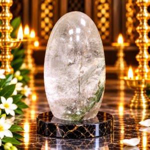 Clear Quartz Shivling