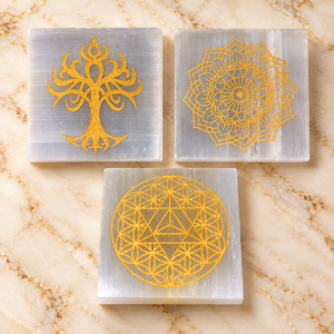 Selenite Carving Plate